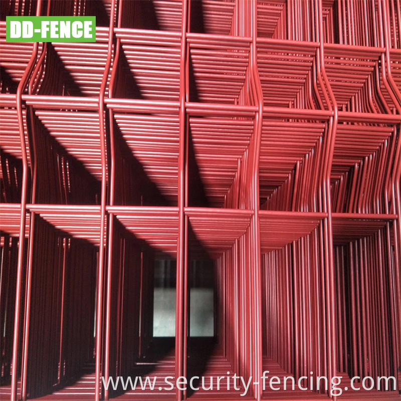 Welded Edge Double Wire Fence Panel Wire Mesh Fence for Highway
